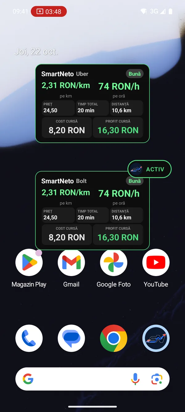 Cardurile plutitoare SmartNeto pentru Uber și Bolt cu verdictul Bună